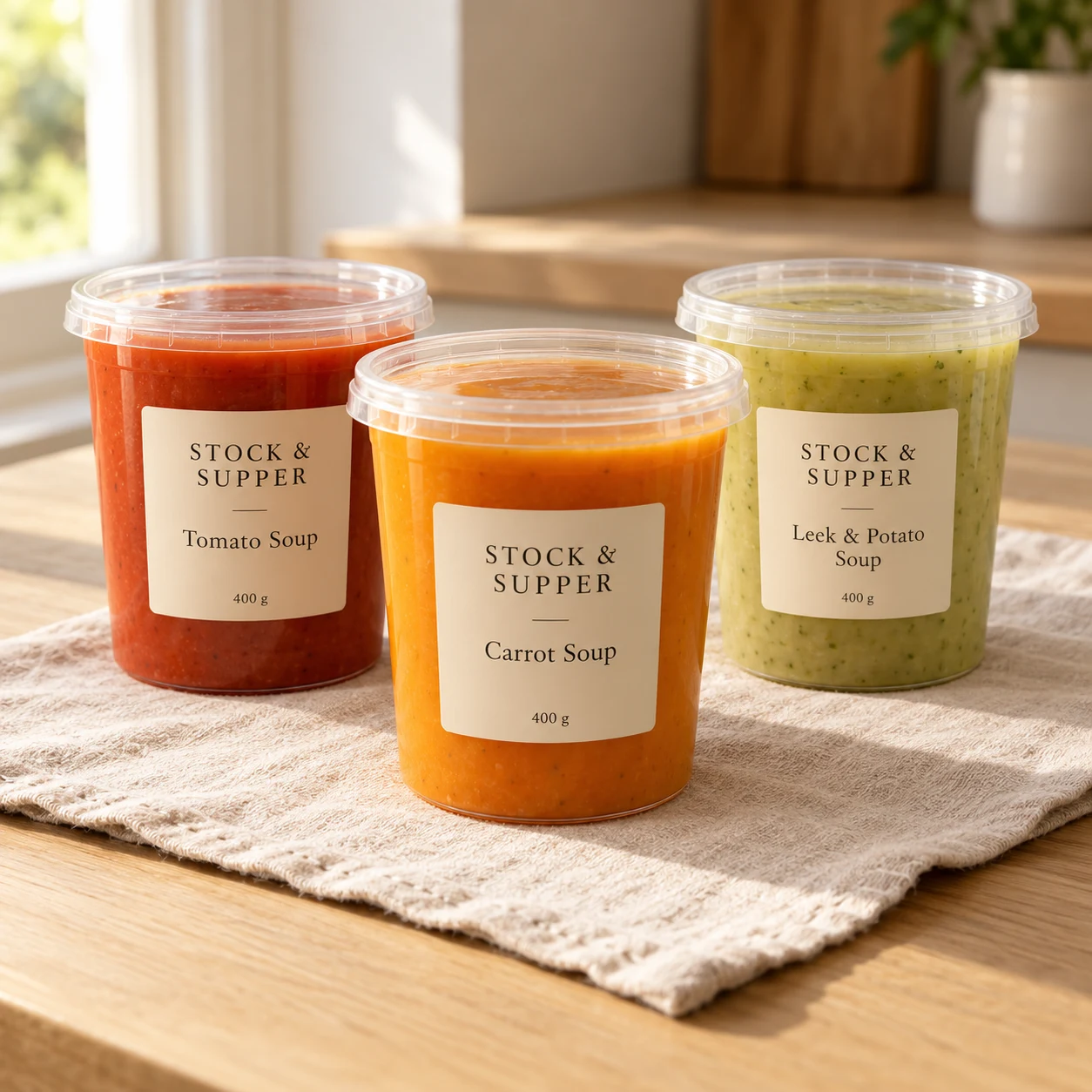 Vegetable Soup Trio